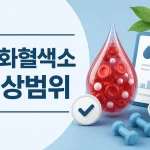 당화혈색소 정상수치는 얼마인가? 정상범위와 결과 해석 3 성인의 당화혈색소 정상범위와 검사 결과 구간을 보여주는 이미지