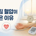 혈압이 아침에 높은 이유, 정상적인 변화일까? 2 아침에 자동 혈압계로 혈압을 측정하는 성인