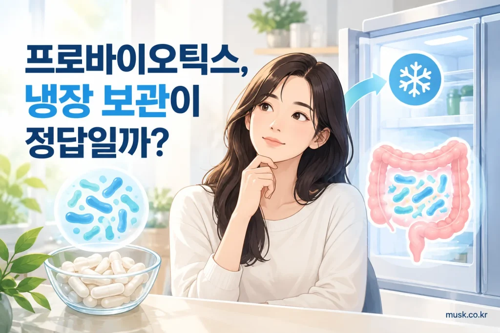 프로바이오틱스 냉장 보관 여부와 제품 라벨 확인 기준