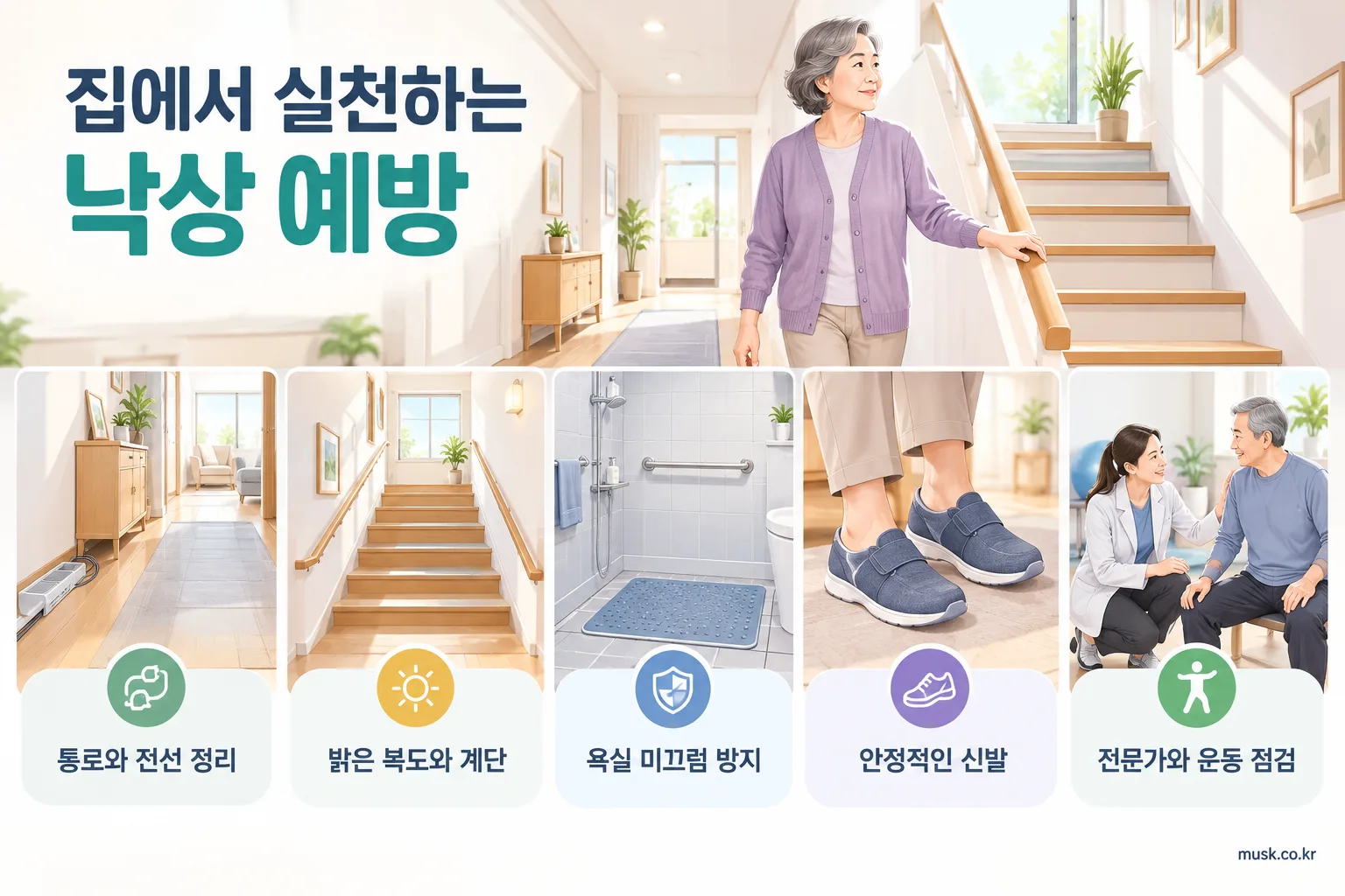 노인이 자주 넘어지는 이유 3 집 안 환경과 신발 운동으로 낙상을 예방하는 방법